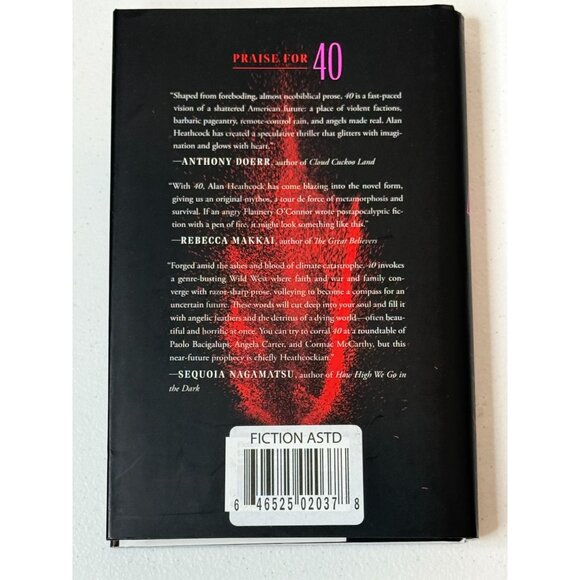40 by Alan Heathcock Book Speculative Fiction Near-Future Dystopian - Picture 5 of 5